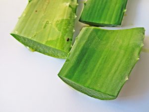 Aloe vera gel for skin